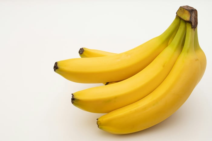 A bunch of bananas