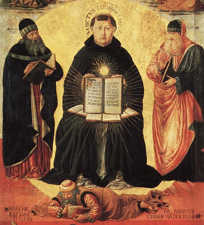 Triumph of St. Thomas Aquinas over Averroes, by Benozzo Gozzoli (1420–1497)